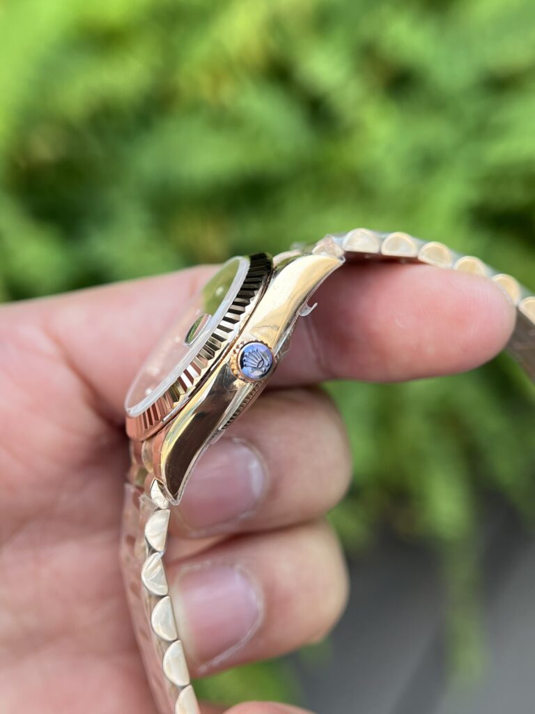 Đồng Hồ Rolex DateJust Nữ Mặt Số Chocolate Replica BP Factory 31mm (5)