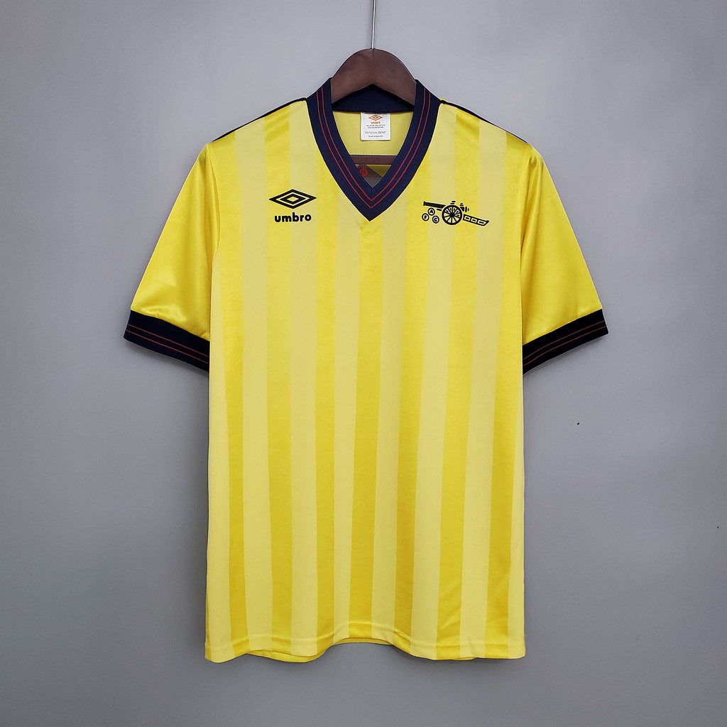 ManixJersey.com | Retro Arsenal 83-86 Away Jersey -Customize Name, Number and Patch | Worldwide Shipping