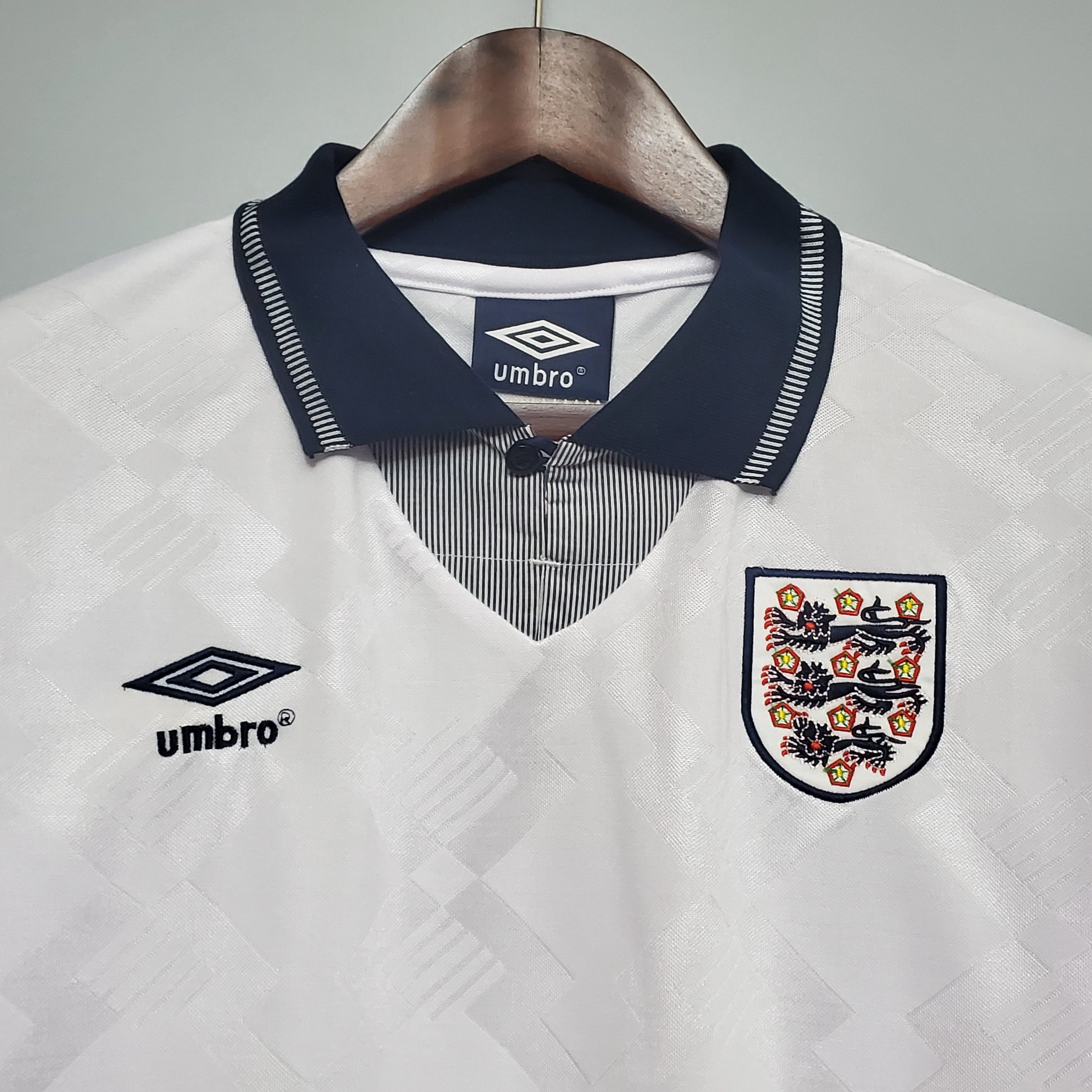 GlobeJersey-Retro England 1990 Home Stadium Jersey