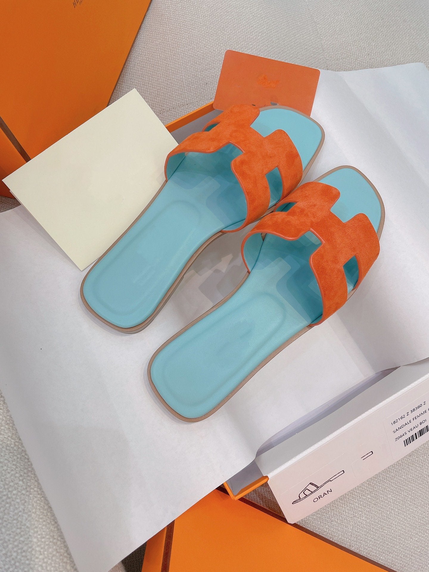0ran Sandal Tifany/Orange Suede、mysite、Cacoeks