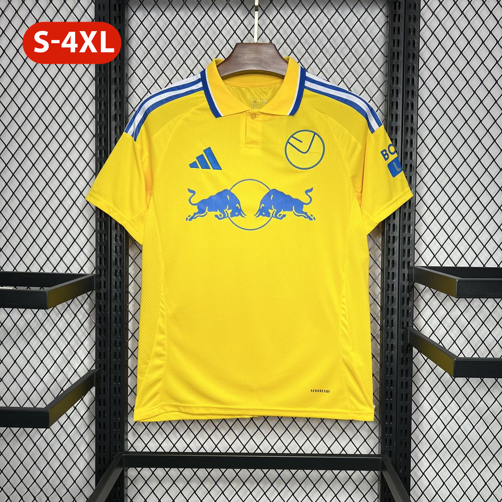 ManixJersey.com | Leeds United 24-25 Away Jersey - Fans Version -Customize Name, Number and Patch | Worldwide Shipping