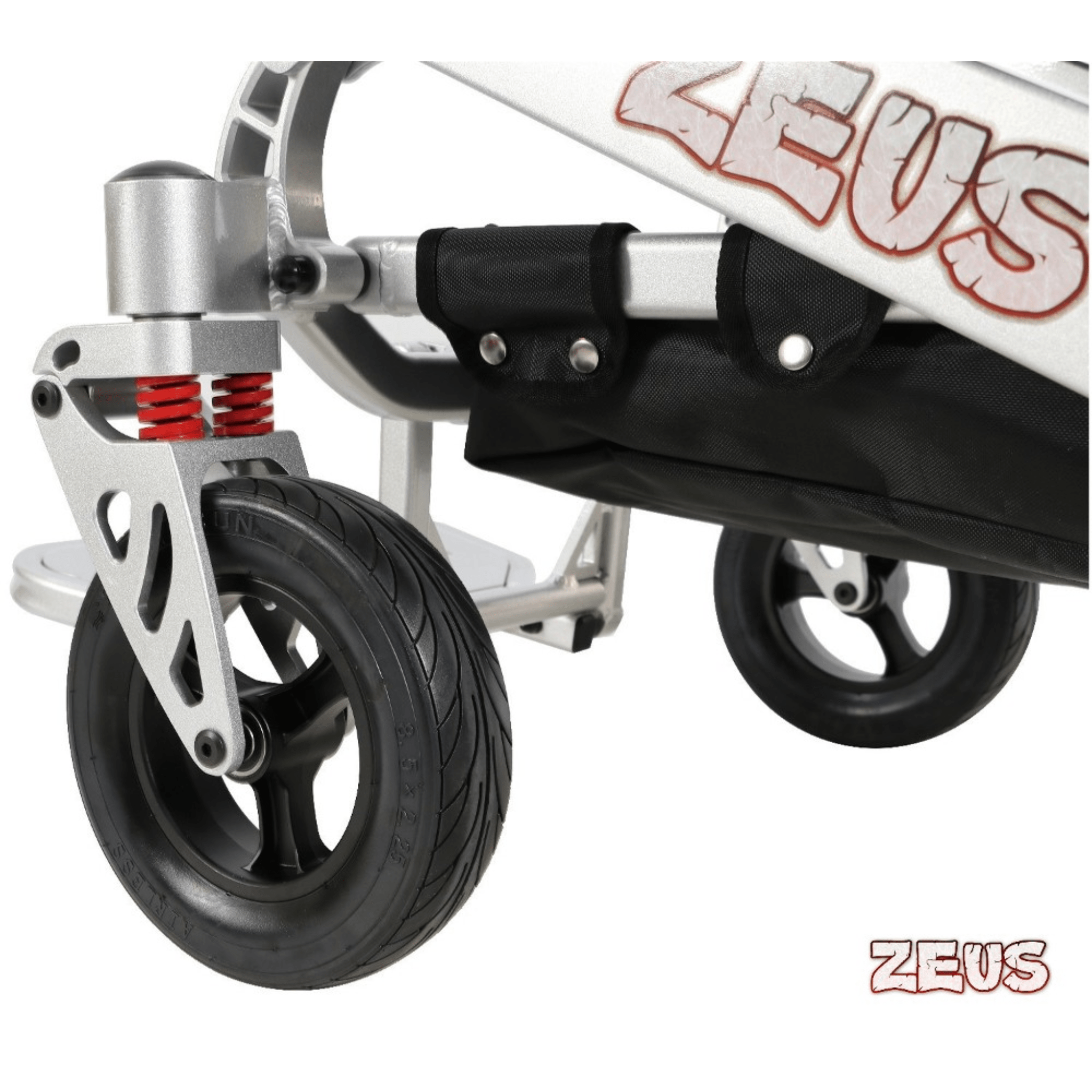 Zeus Power Wheelchair Has Suspension