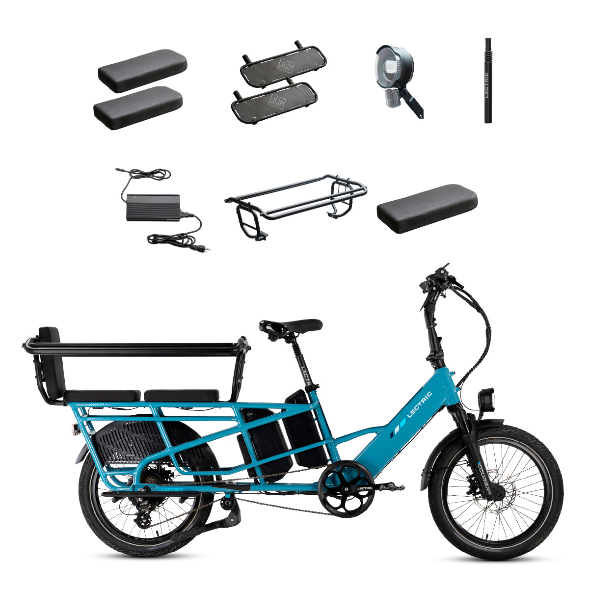 XPedition 2.0 Raindrop Blue Long-Range Dual-Battery + FREE Running Boards, Cushions, Elite Headlight, Suspension Seat Post, Fast Charger, & Orbitor ($654 Value)、mySite、bearsvspackers