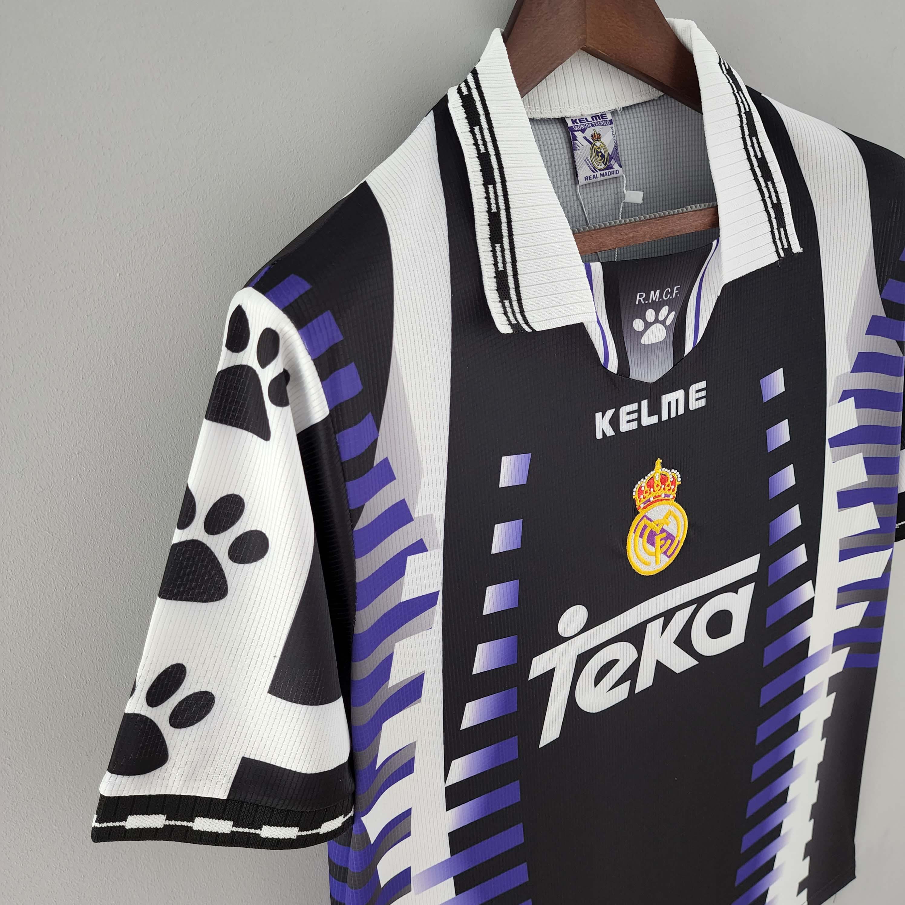 1997/1998 Retro Real Madrid Third Away Football Shirt 1:1 Thai Quality:football jersey mysite: unitedjerseyfootball 邓江浪:football