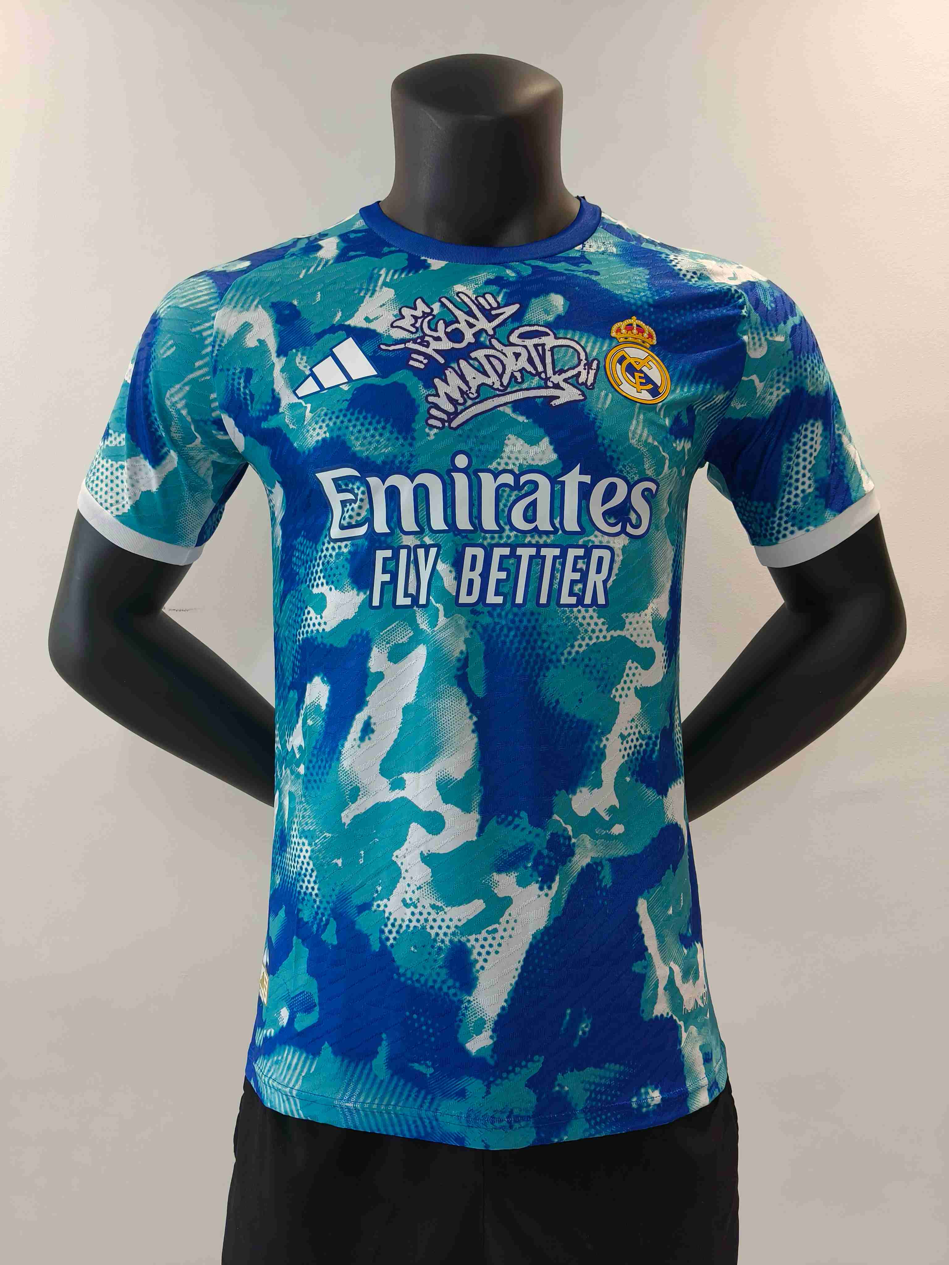 24/25 Real Madrid Blue Dragon Special Edition Football Shirt-mysite Custom Football Kit- Nextkits