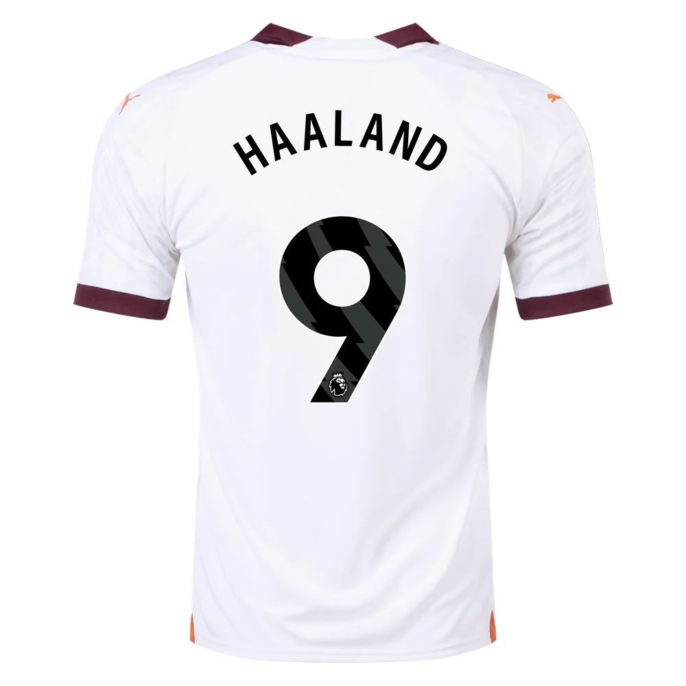 23/24 Manchester City #9 Erling Haaland Away Jersey-mysite Custom Football Kit- Nextkits