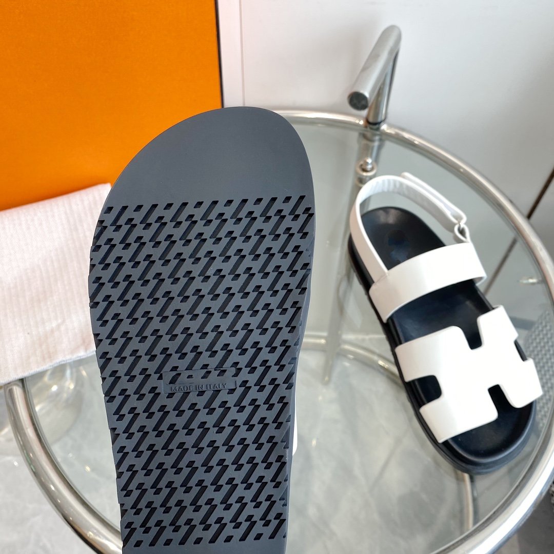 Genius Sandal White Leather、mysite、Cacoeks