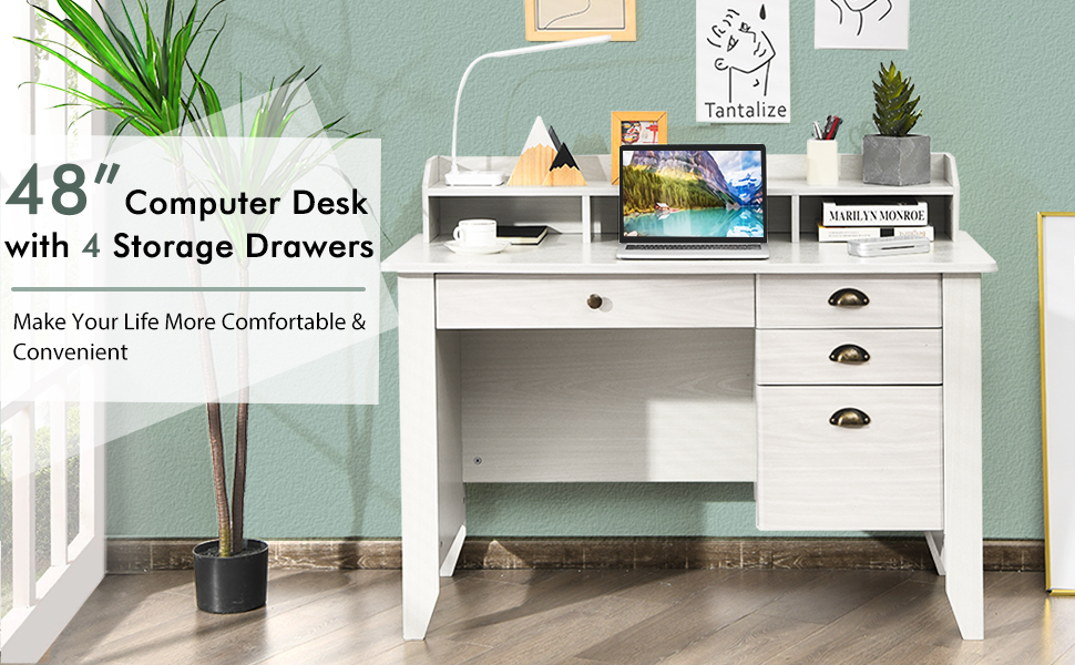 desk with drawers
