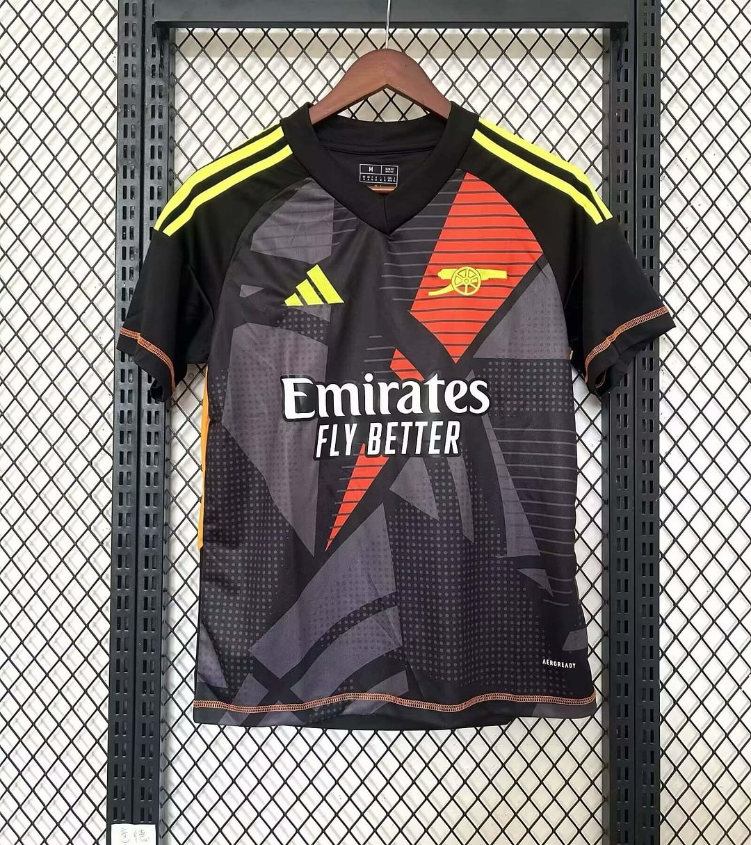 24/25 Arsenal Goalkeeper Black Football Shirt-mysite Custom Football Kit- Nextkits