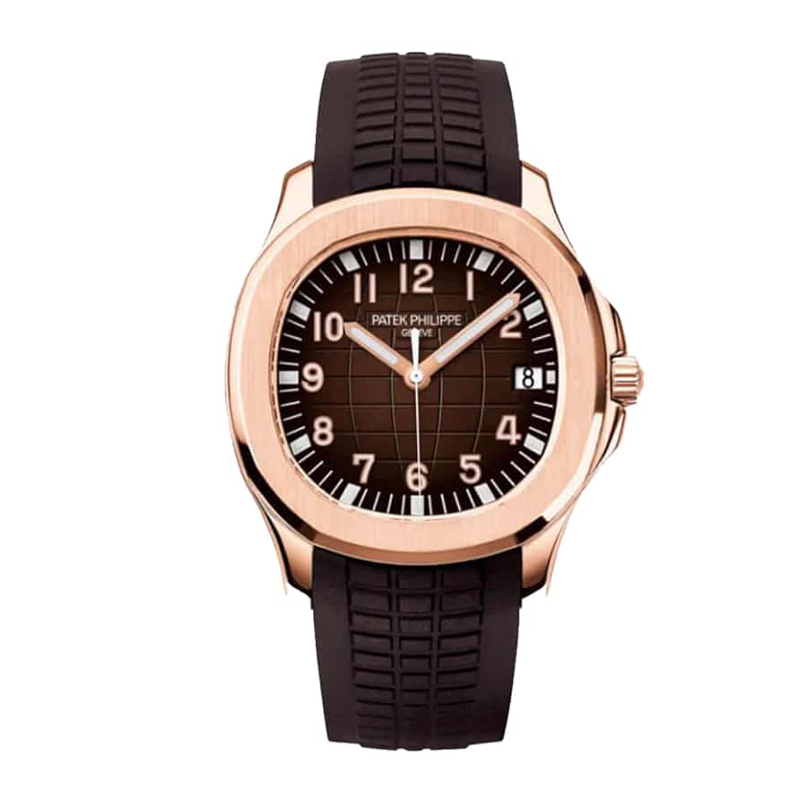 Patek Philippe Aquanaut Gold Brown Strap Replica-fasswatch