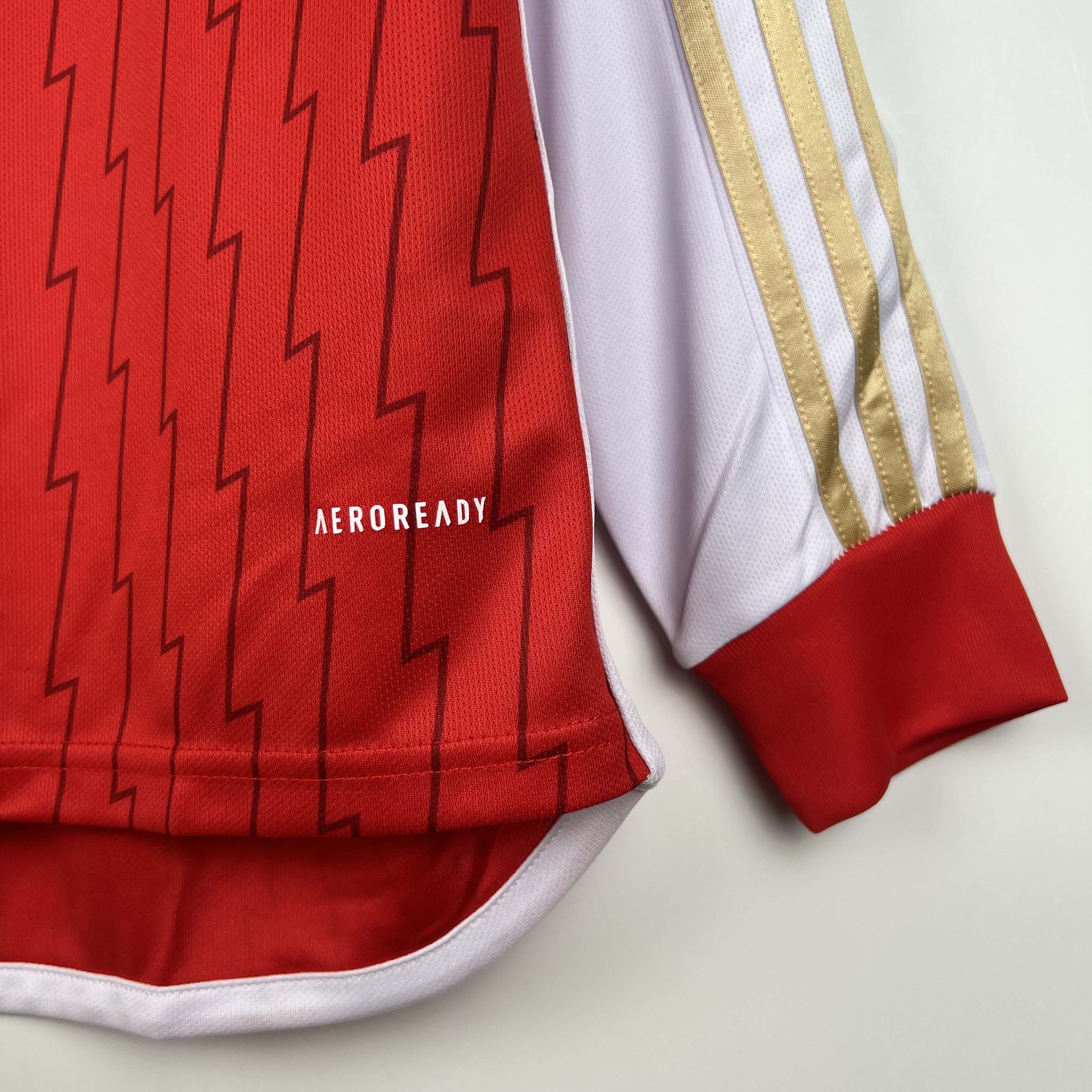 2023/2024 Long Sleeve Arsenal Home Football Shirt 1:1 Thai Quality:football jersey mysite: unitedjerseyfootball 邓江浪:football
