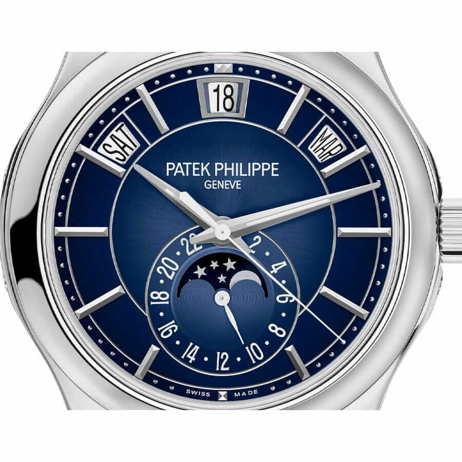 patek philippe 5205g 013 complications annual calendar moon phase