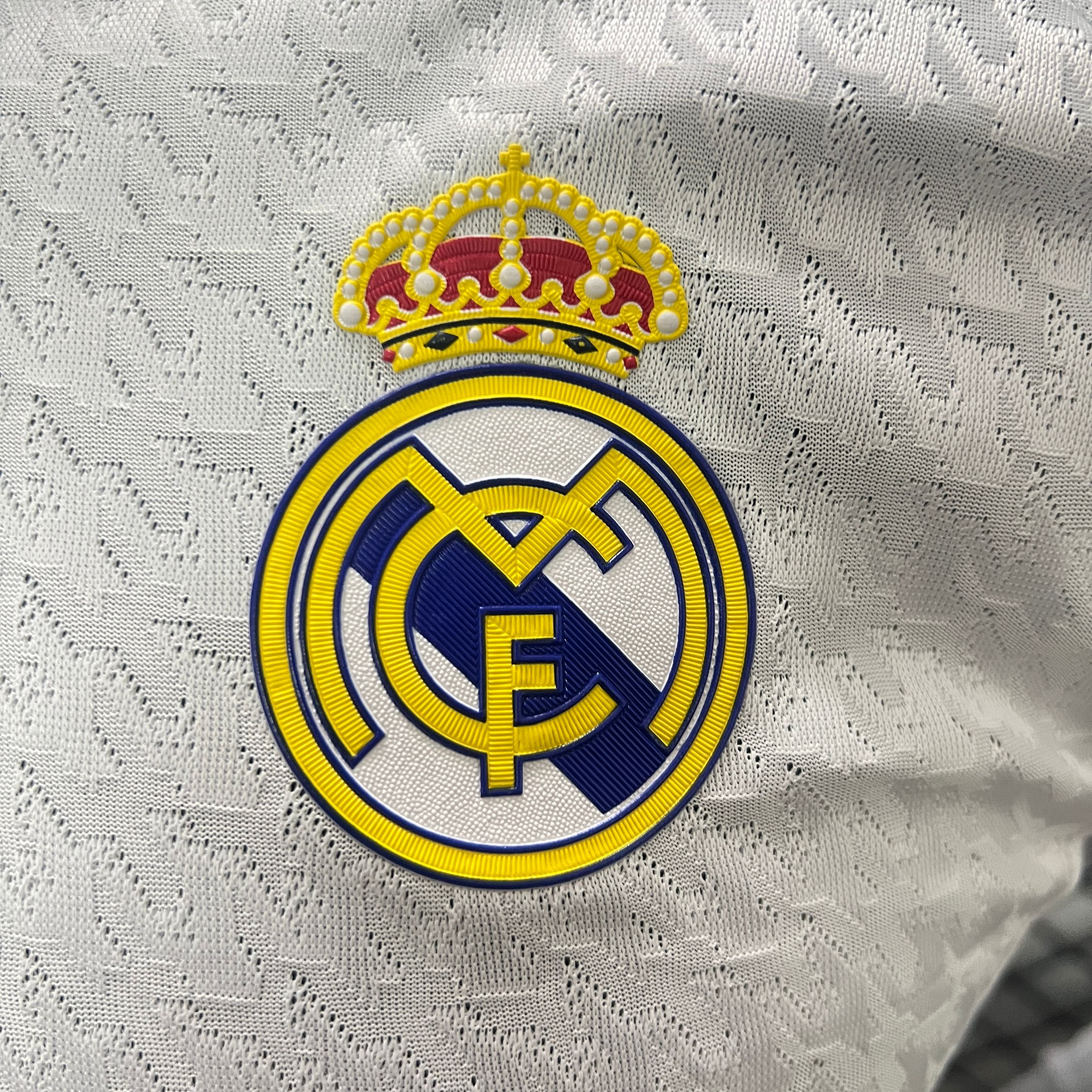 Higojerseys-Real Madrid 24-25 Home Long Sleeve Jersey - Player Version