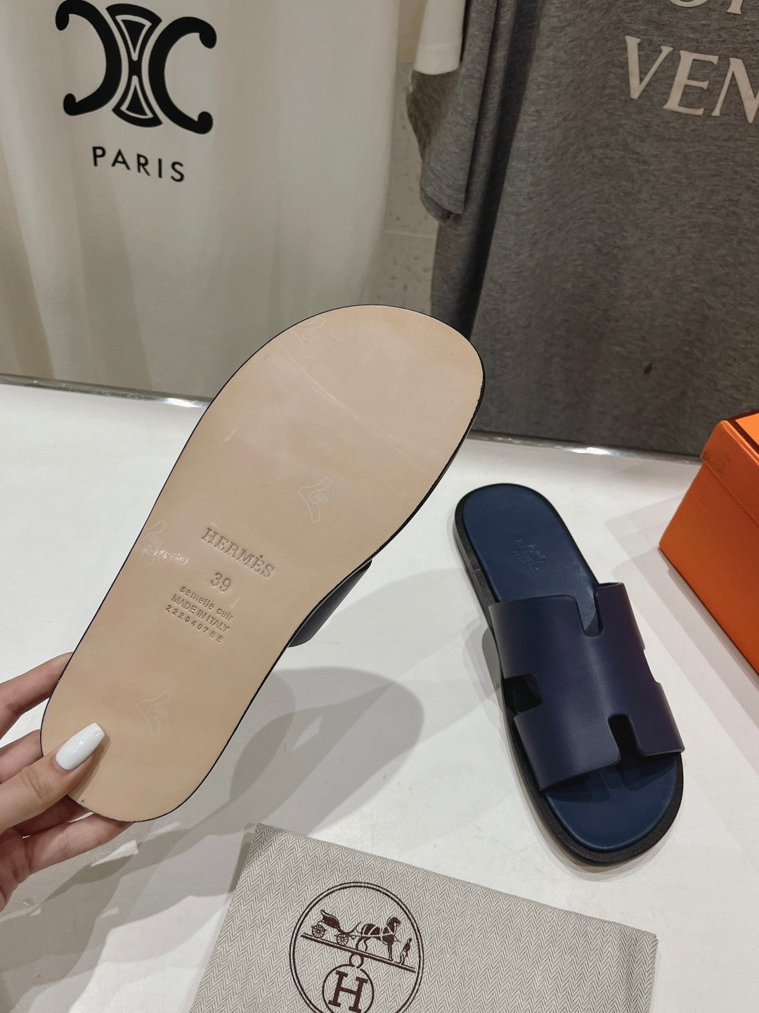 IZMIR SANDAL INDIGO LAMBSKIN、mysite、Cacoeks