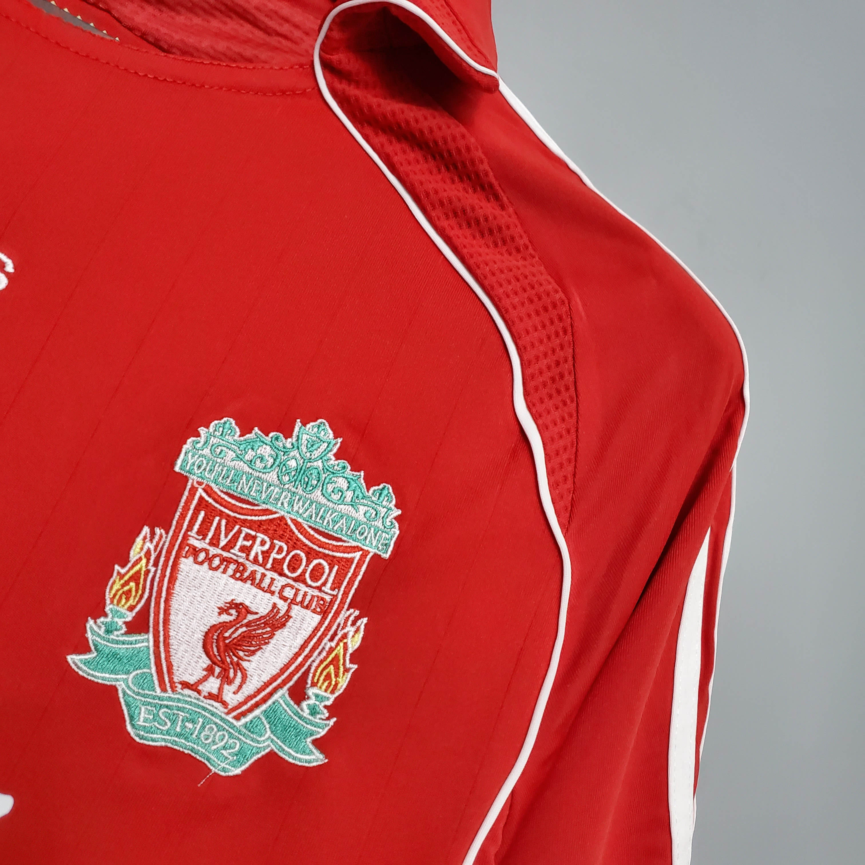 2006/2007 Retro Liverpool Football Shirt Home 1:1 Thai Quality:football jersey mysite: unitedjerseyfootball 邓江浪:football