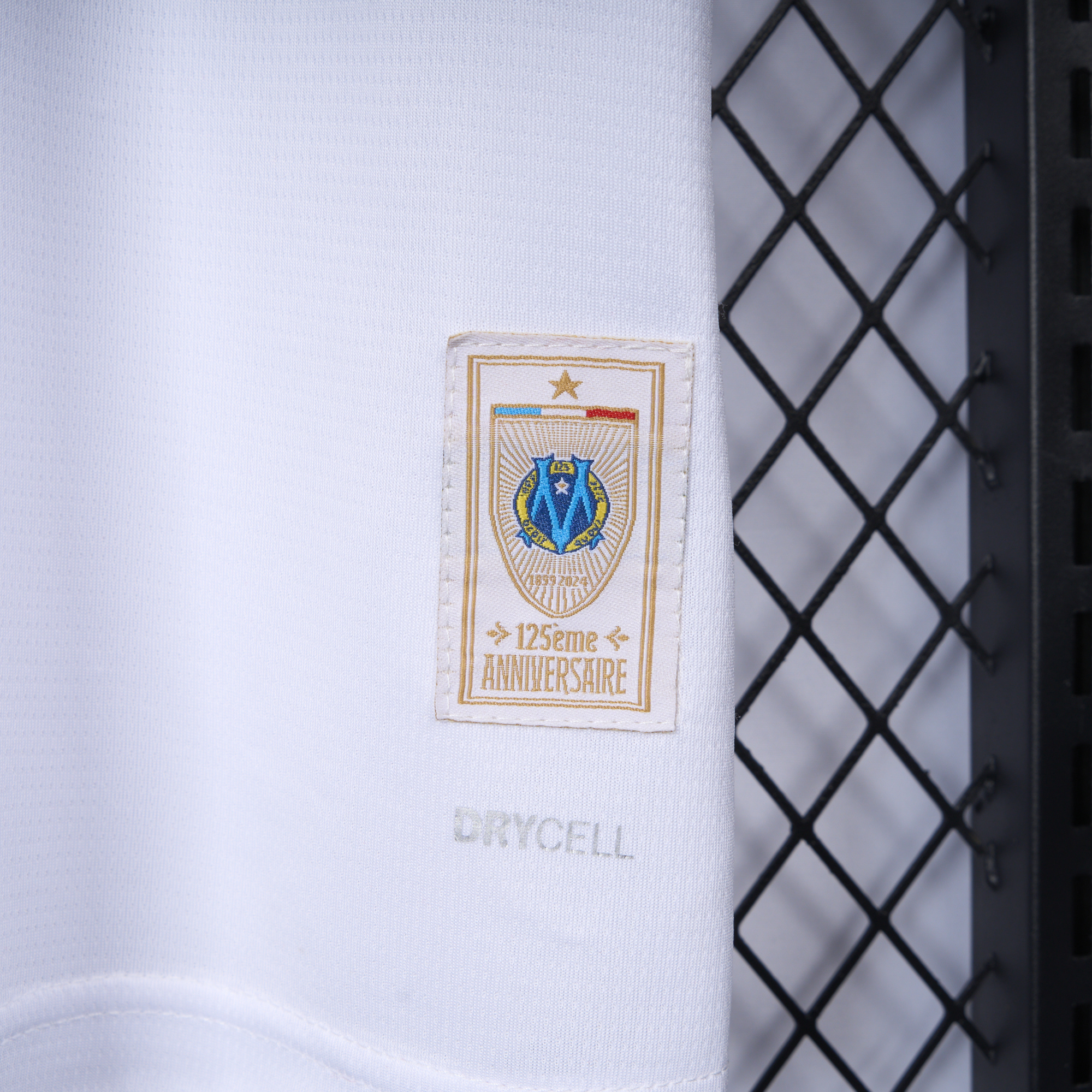 ManixJersey.com | Marseille 24-25 125th Anniversary White Jersey - Fans Version -Customize Name, Number and Patch | Worldwide Shipping