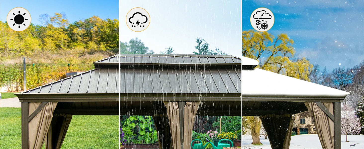 Domi Outdoor Living hardtop gazebo