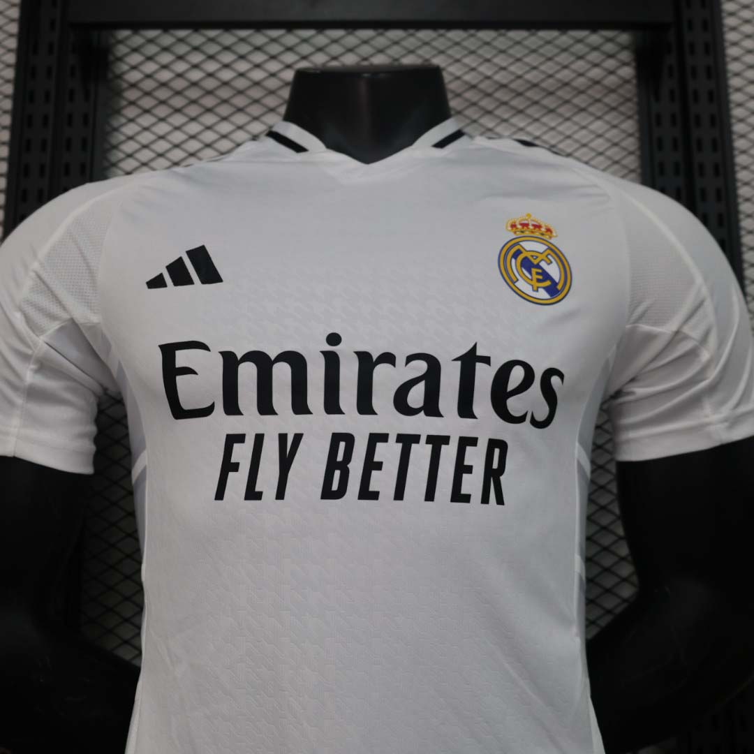2024/2025 Player Version Real Madrid Home Football Shirt1:1 Thai Quality:football jersey mysite: unitedjerseyfootball 邓江浪:football