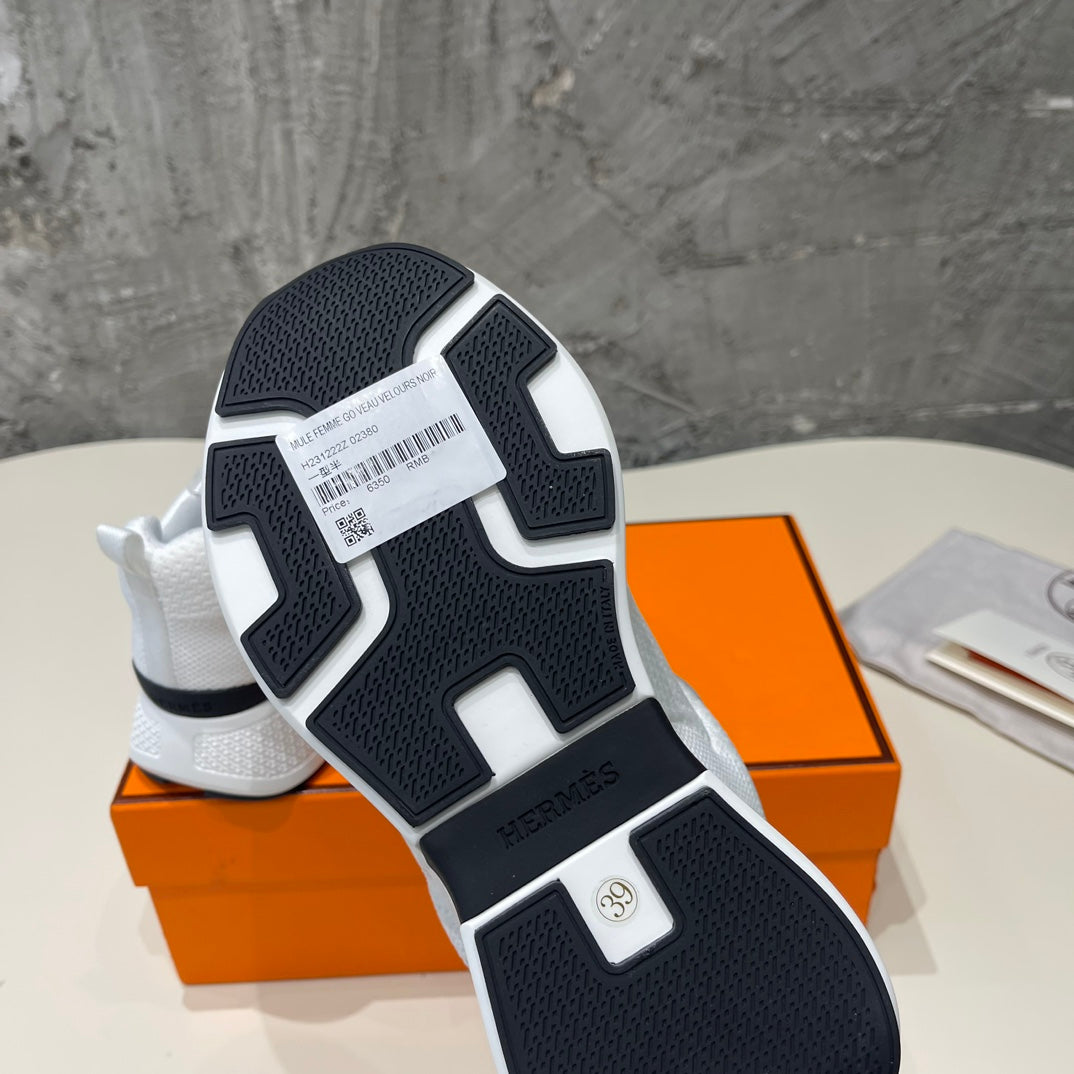 HEROS SNEAKERS WHITE MIX BLACK GOATSKIN、mysite、Cacoeks