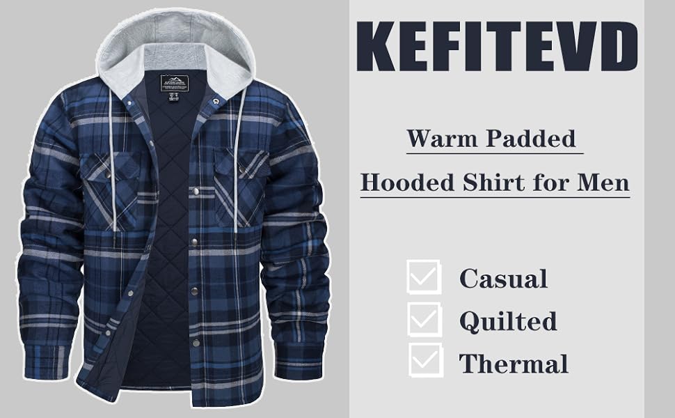 Hooded shirt for men
