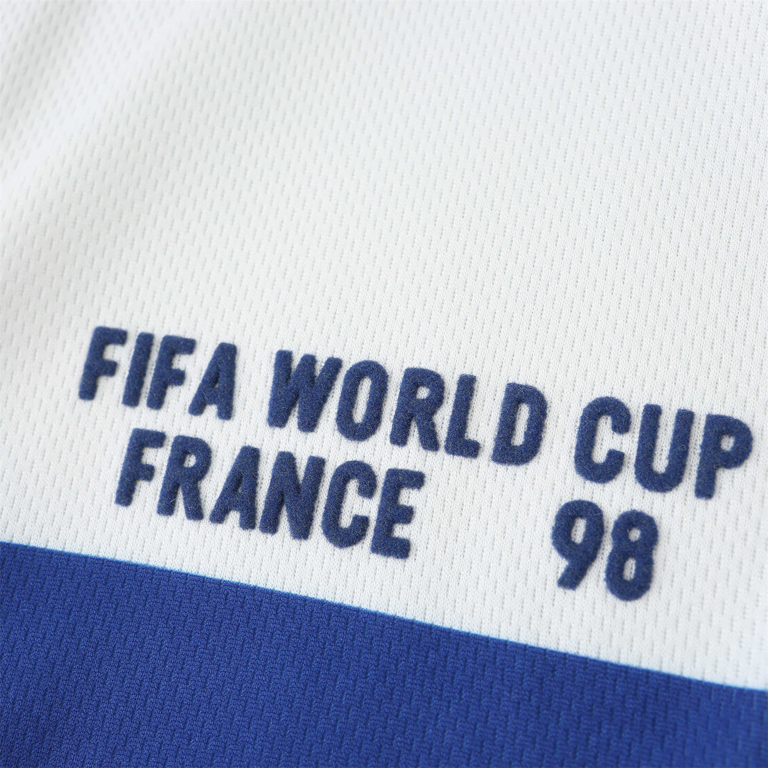 Funinjersey-Retro France 1998 Away Long Sleeves Jersey (with 1998 World Cup mark on right chest)