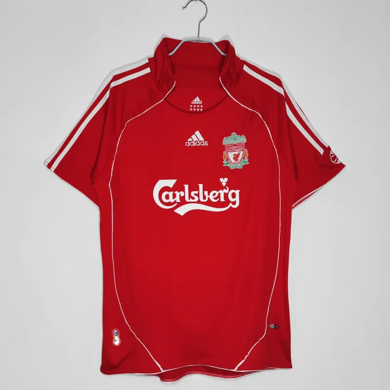 06-07 Liverpool home home soccer jersey-Retro version: Ajax 24-25 Home Stadium Jersey - Fans Version mysite: Adidas luxuryfootballshirts.com: https://www.luxuryfootballshirts.com/