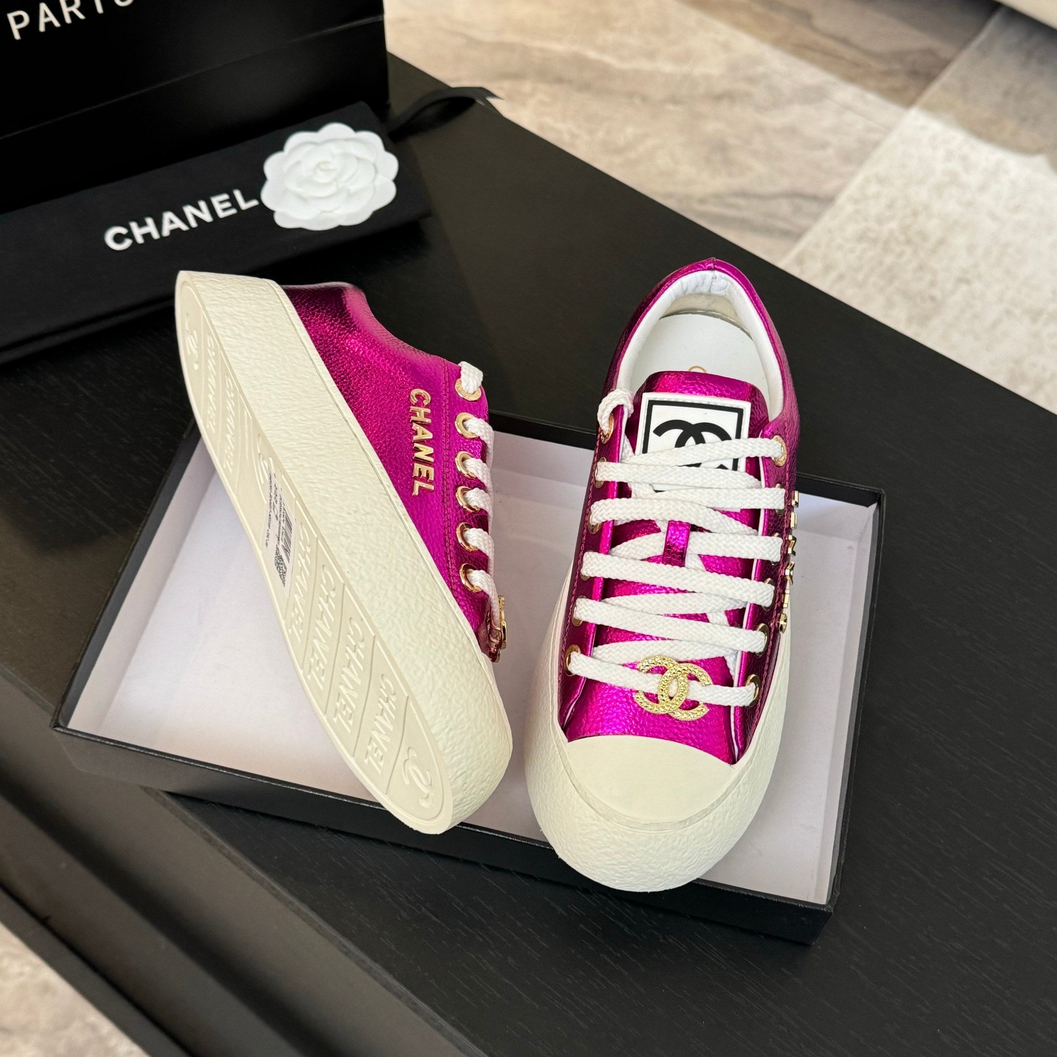 BIG-HEAD COOKIE SHOES IN MAGENTA PURPLE LAMBSKIN、mysite、Cacoeks