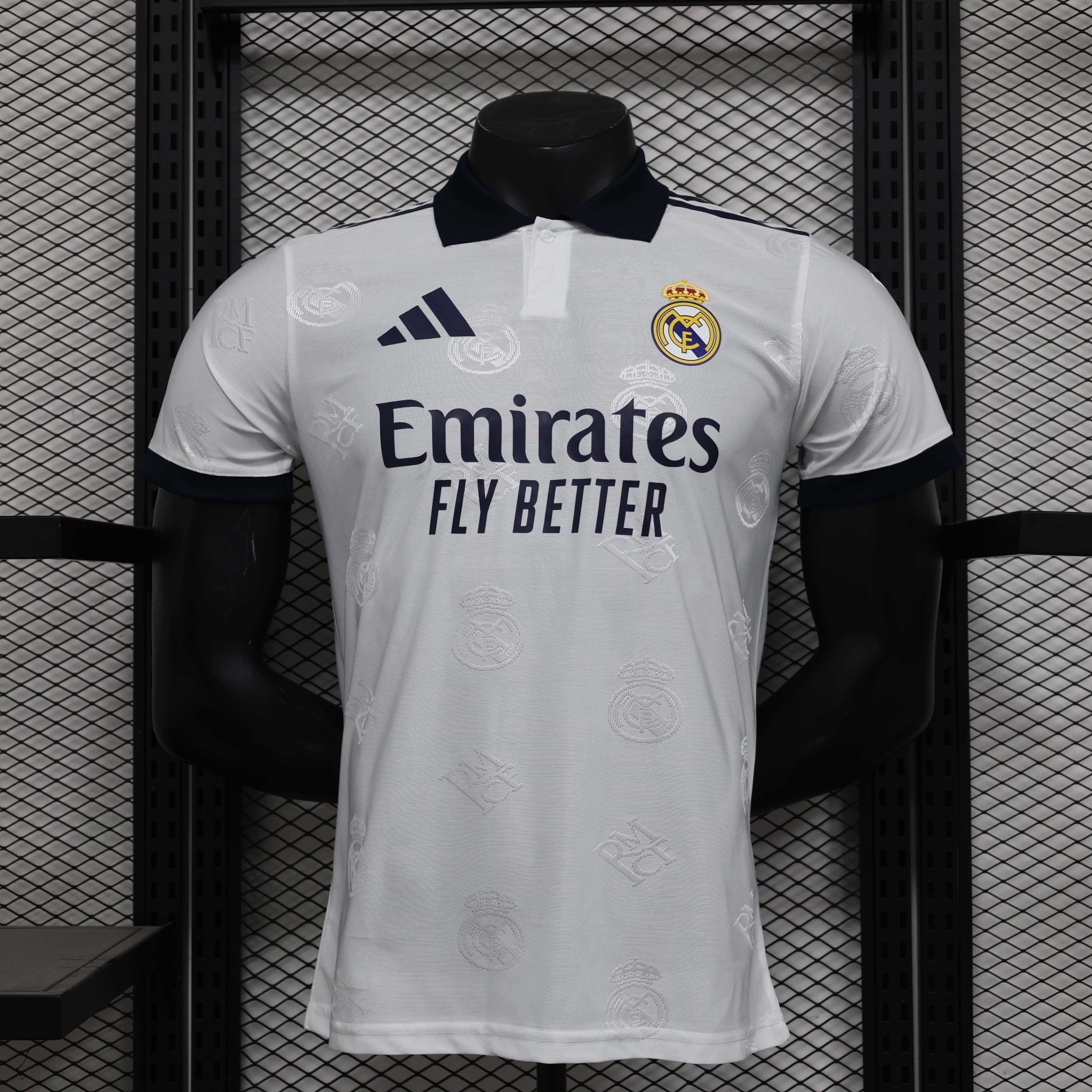 2024/2025 Player Version Real Madrid Special Edition White Football Shirt 1:1 Thai Quality:football jersey mysite: unitedjerseyfootball 邓江浪:football
