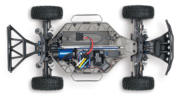 Slash 4X4 VXL (#68086-4) Chassis - Top View