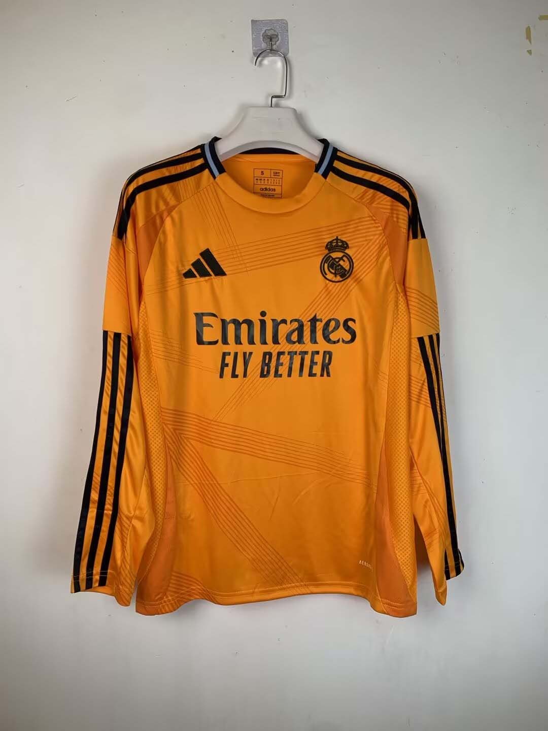 2024/2025 Long Sleeve Real Madrid Away Football Shirt1:1 Thai Quality:football jersey mysite: unitedjerseyfootball 邓江浪:football
