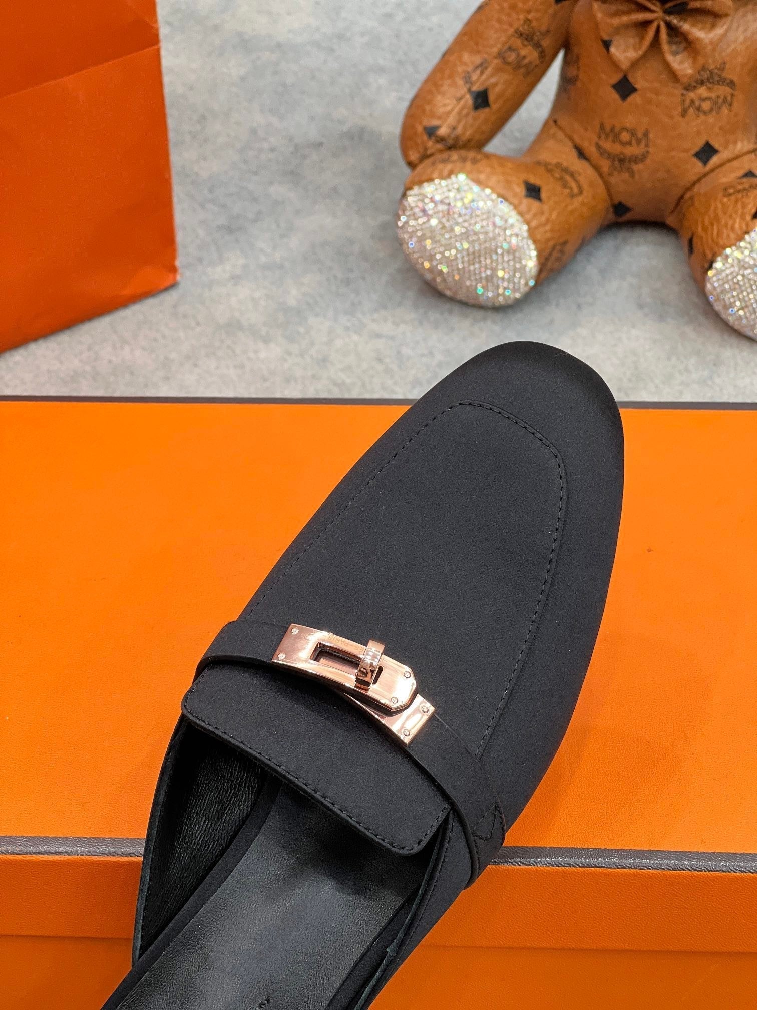 0Z Mule Black Silk Thick Cloth/Sheepskin、mysite、Cacoeks