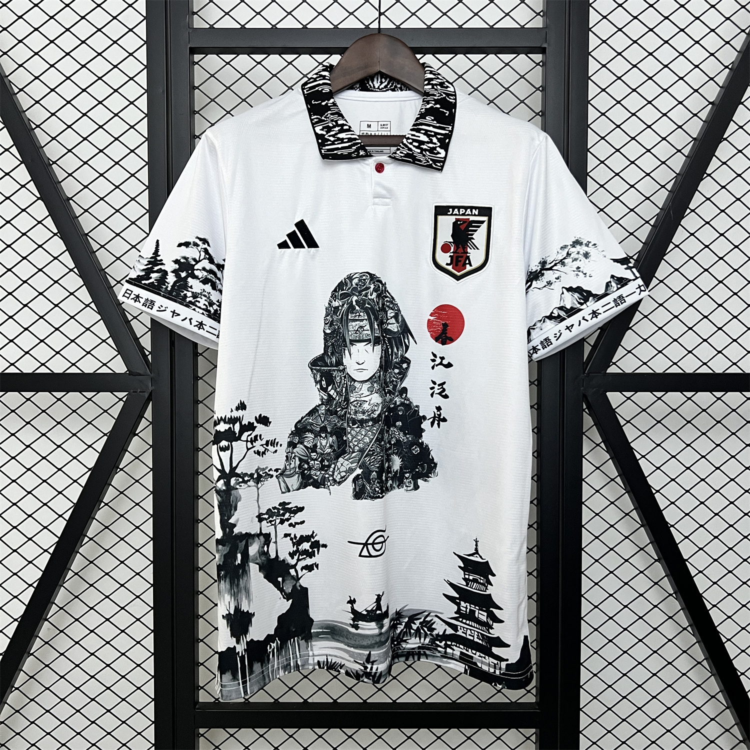 ManixJersey.com | Japan 2024 Itachi Uchiha White Special Edition Jersey - Fans Version -Customize Name, Number and Patch | Worldwide Shipping
