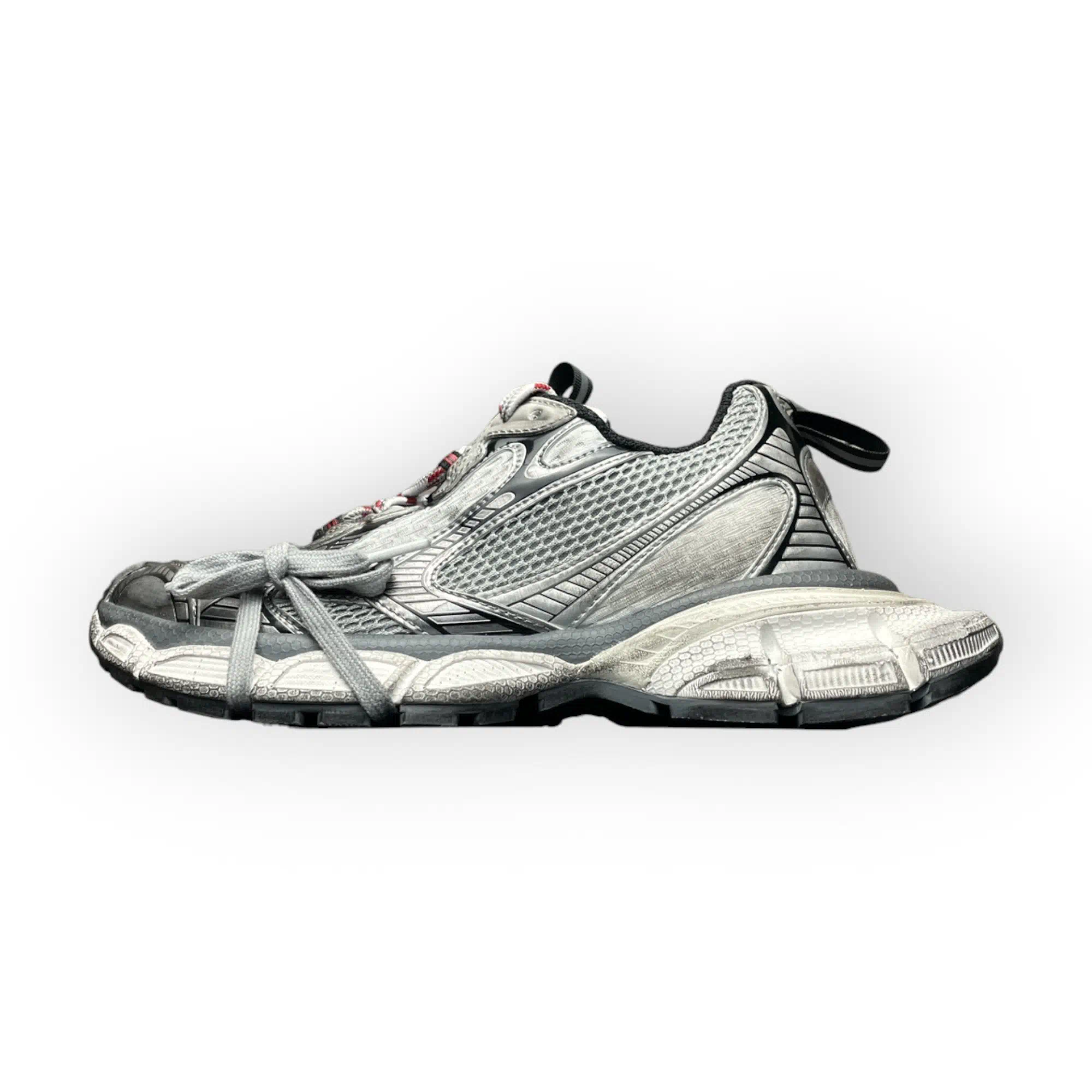 Balenciaga 3XL Sneaker in Grey White Red、mysite、Cacoeks
