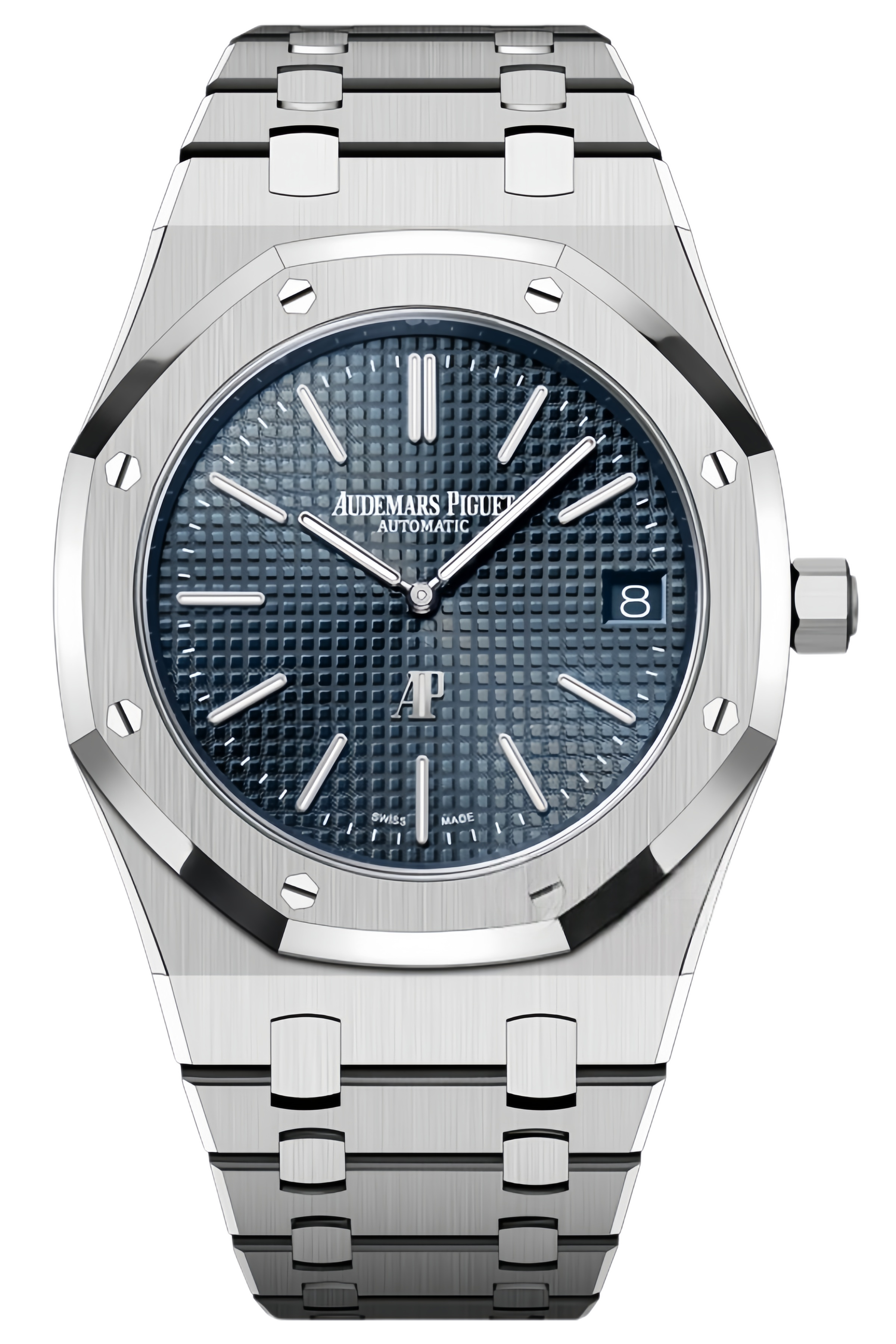 Audemars Piguet Royal Oak Jumbo Extra-Thin Ref. 16202ST.OO.1240ST.02 Super Clone Watch – Blue Dial Stainless Steel Swiss Replica