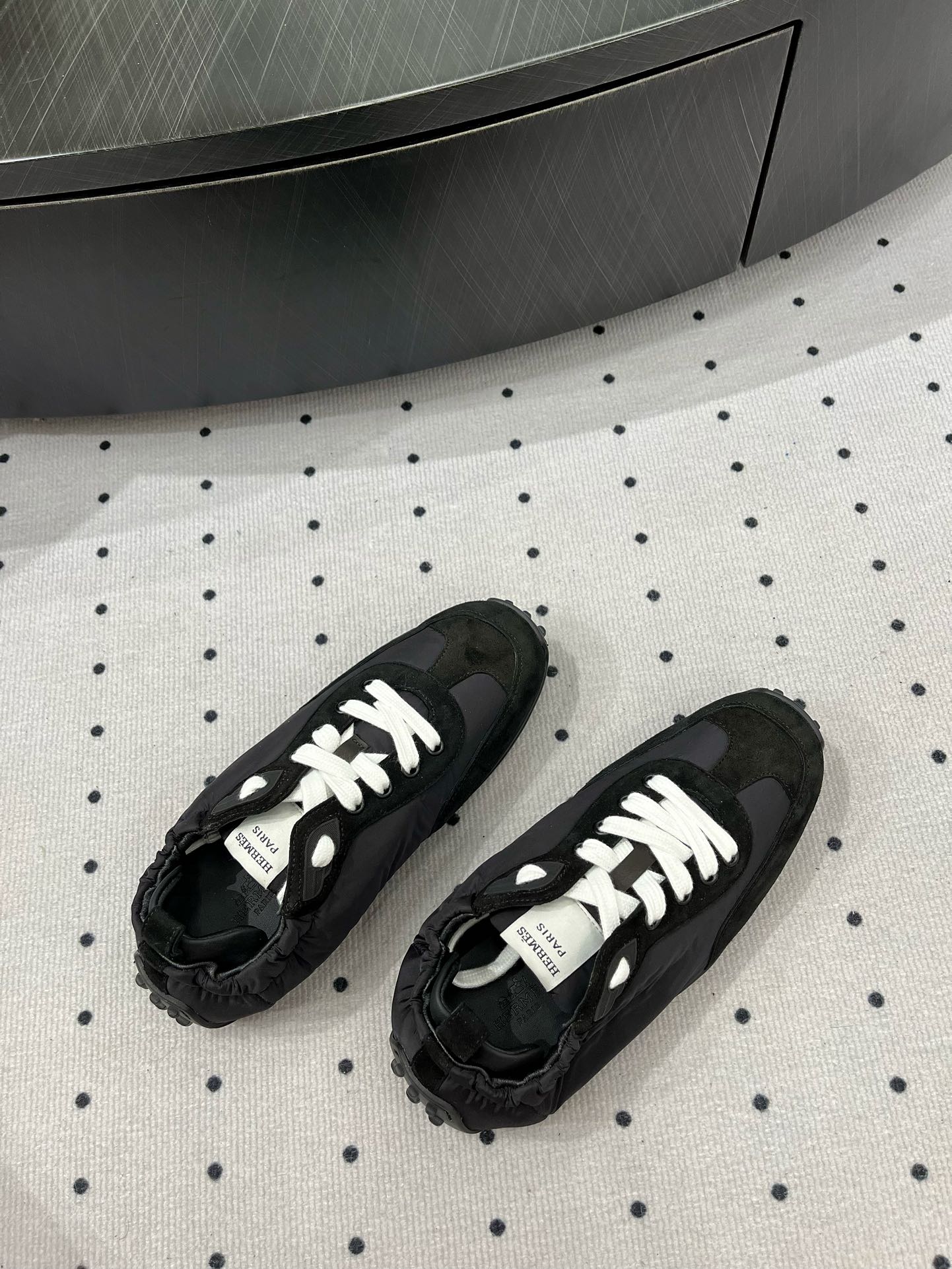 TRAIL SNEAKER IN BLACK SUEDE、mysite、Cacoeks