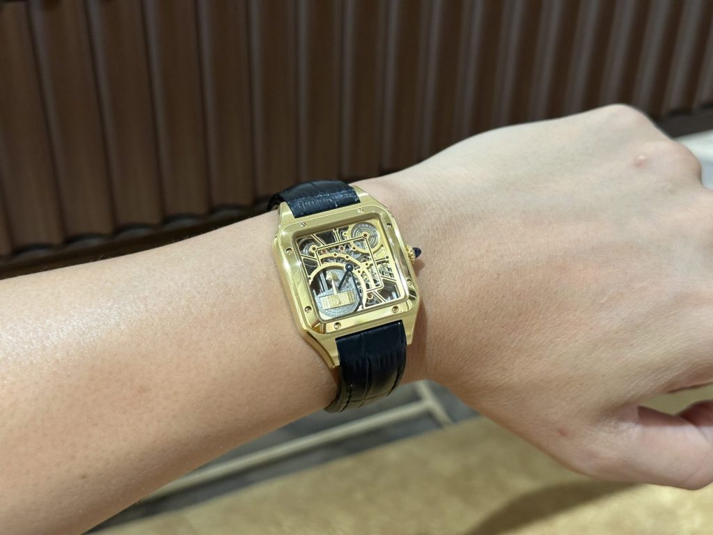 Đồng Hồ Cartier Nam Replica 11 Santos WHSA0031 Máy Pin Thuỵ Sỹ 31x43mm (2)