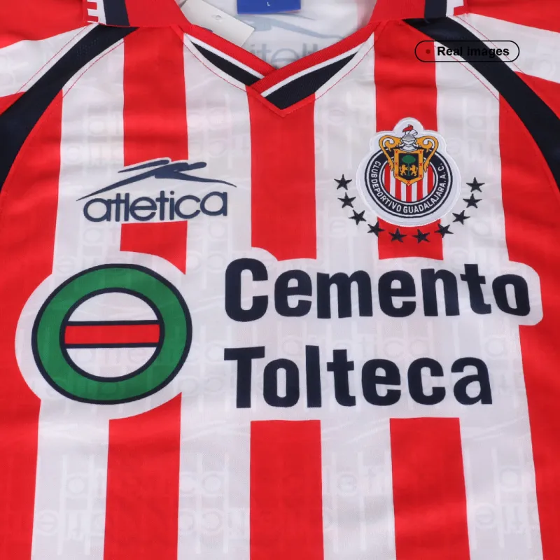 1999-00 Chivas Home soccer jersey-Retro version: Ajax 24-25 Home Stadium Jersey - Fans Version mysite: Adidas luxuryfootballshirts.com: https://www.luxuryfootballshirts.com/