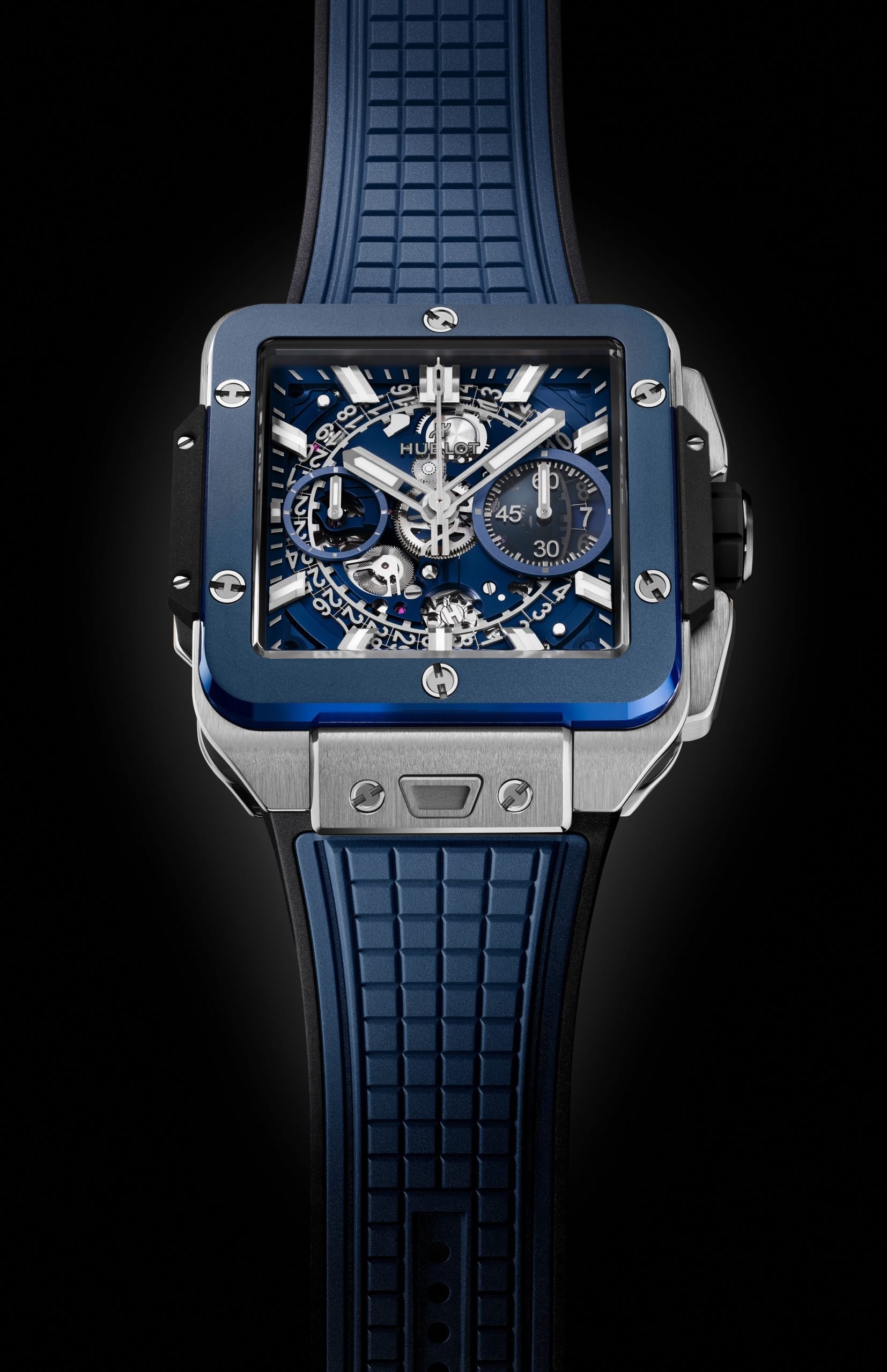 Hublot Square Bang Unico Titanium Blue Ceramic