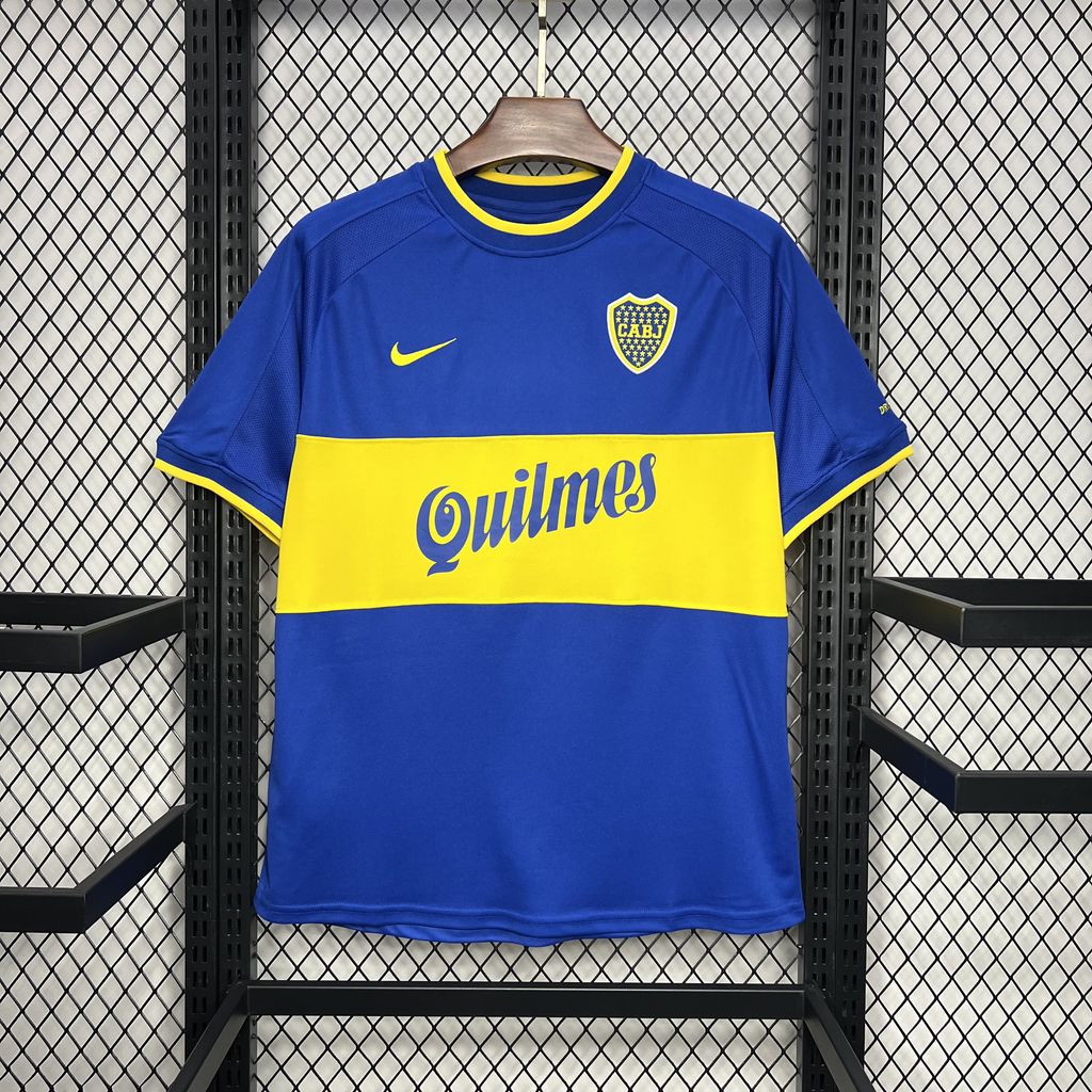 GlobeJersey-Retro Boca Juniors 2000-01 Home Jersey