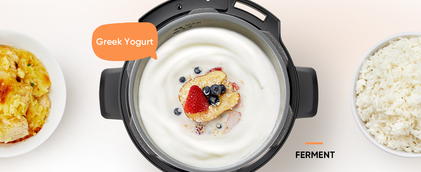 The ferment function can do more than yogurt, and support to adjust temperature within 77�?and 356�?