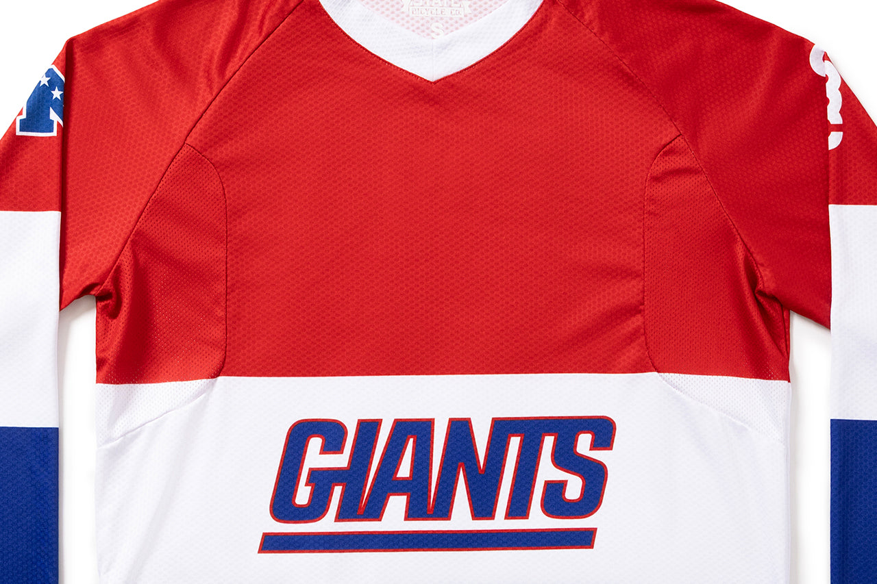 State Bicycle Co. | NFL Collection – Long-Sleeve MTB Jersey – New York Giants、mySite、bearsvspackers
