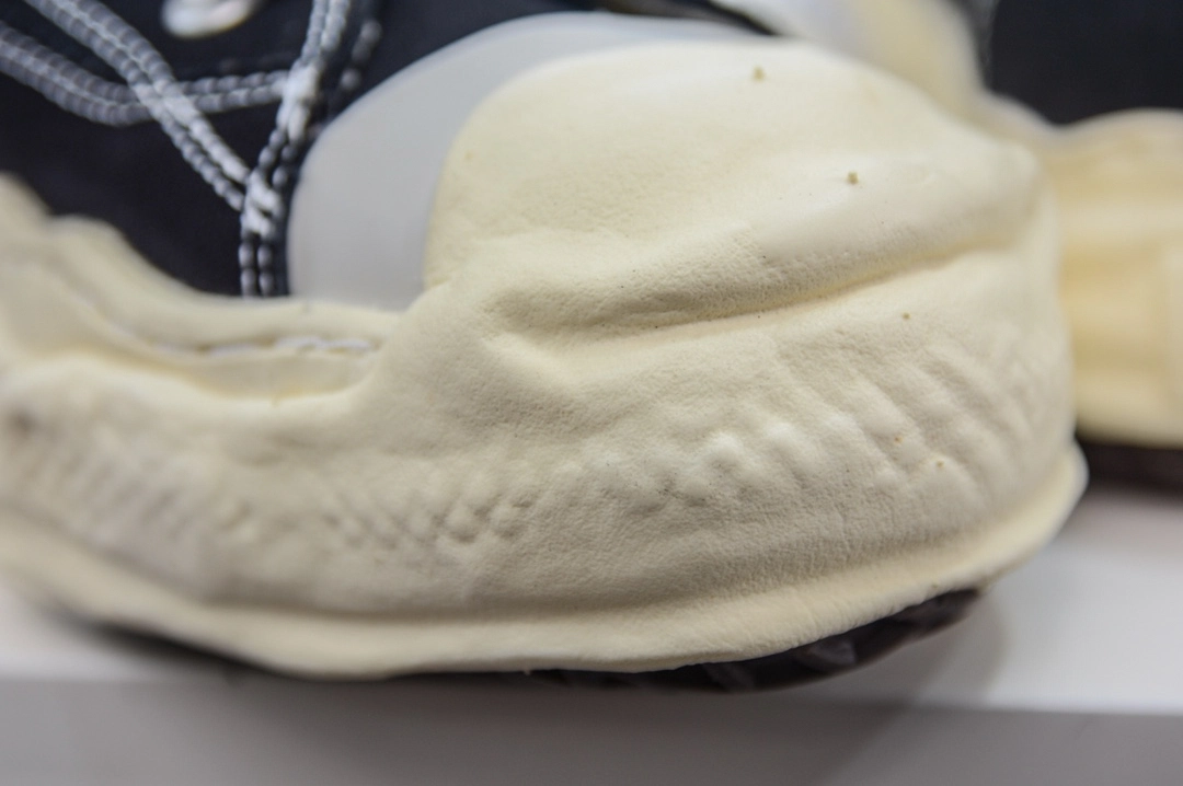 Maison Mihara Yasuhiro Hank VL OG Sole Canvas Low-top Sneaker Black Cream、mysite、Cacoeks