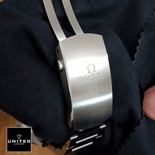 Omega Seamaster Stainless Steel Replica opened clasp