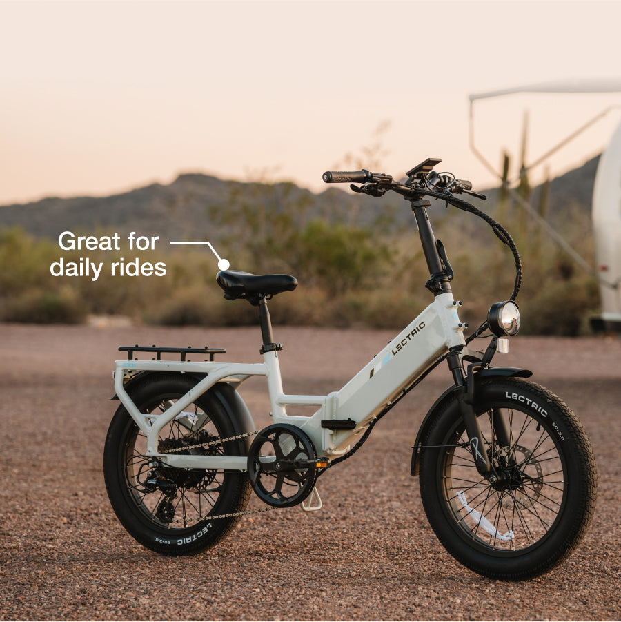 XP4 750 Step-Thru Stratus White + FREE LevelUp Rack, Comfort Seat, Suspension Seat Post, Elite Headlight, Bike Lock ($356 Value)、mySite、bearsvspackers