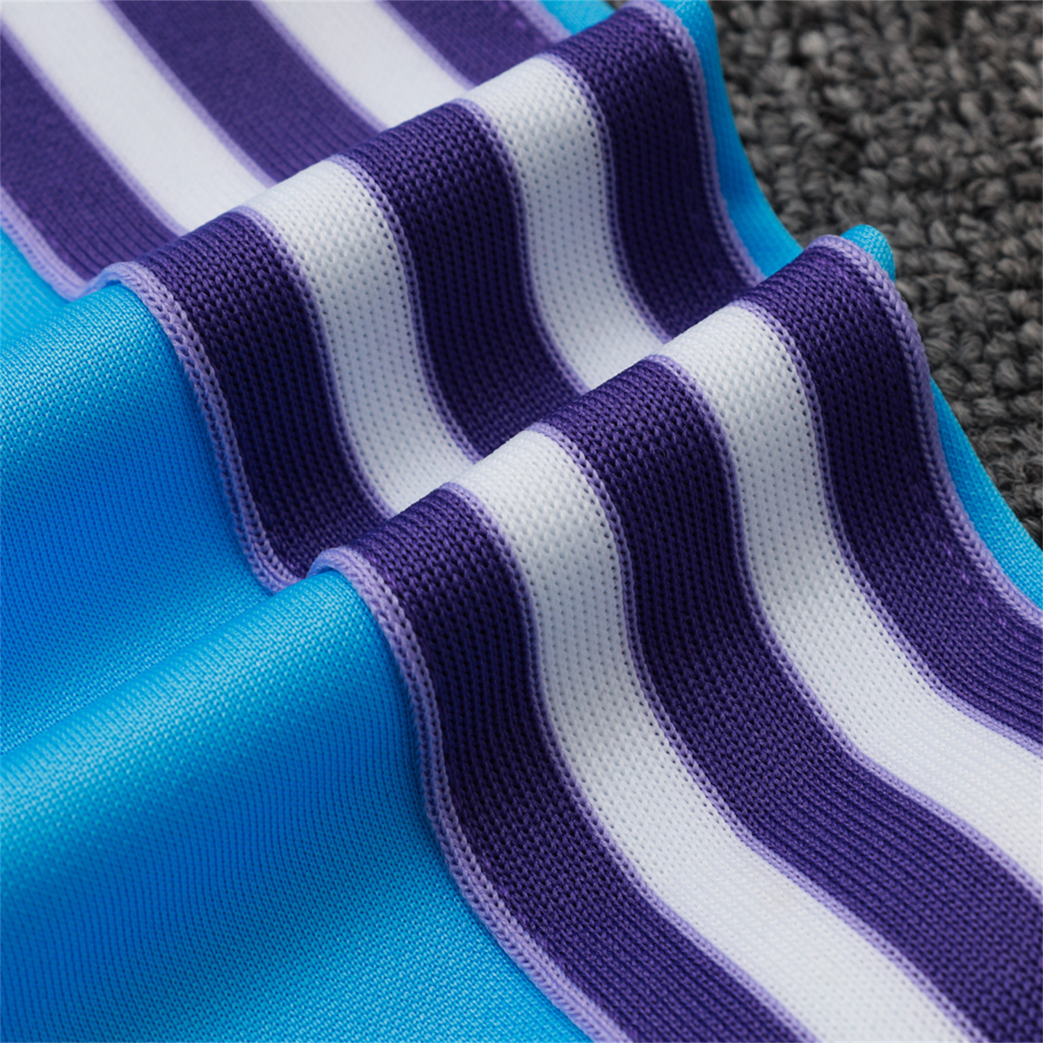 UltraTrikot-Real Madrid 25-26 Throwback Trefoil Jacket Training Tracksuit - Blue Jackets & Purple Pants