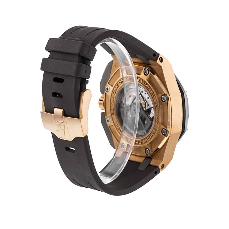 audemars piguet royal oak offshore michael schumacher gold 265680m oo a004ca 01 replica
