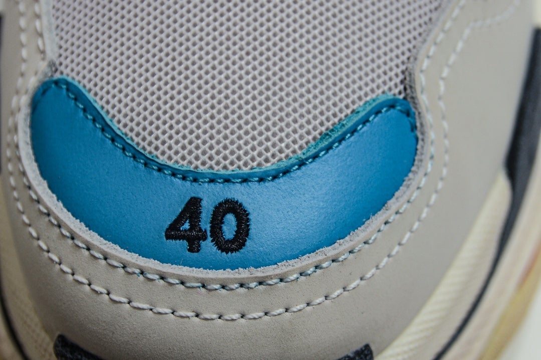 Balenciaga Triple S Sneaker White Blue Pink、mysite、Cacoeks