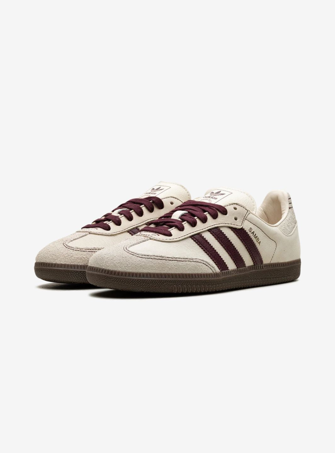 Adidas Samba OG Wonder White Maroon、mysite、Cacoeks