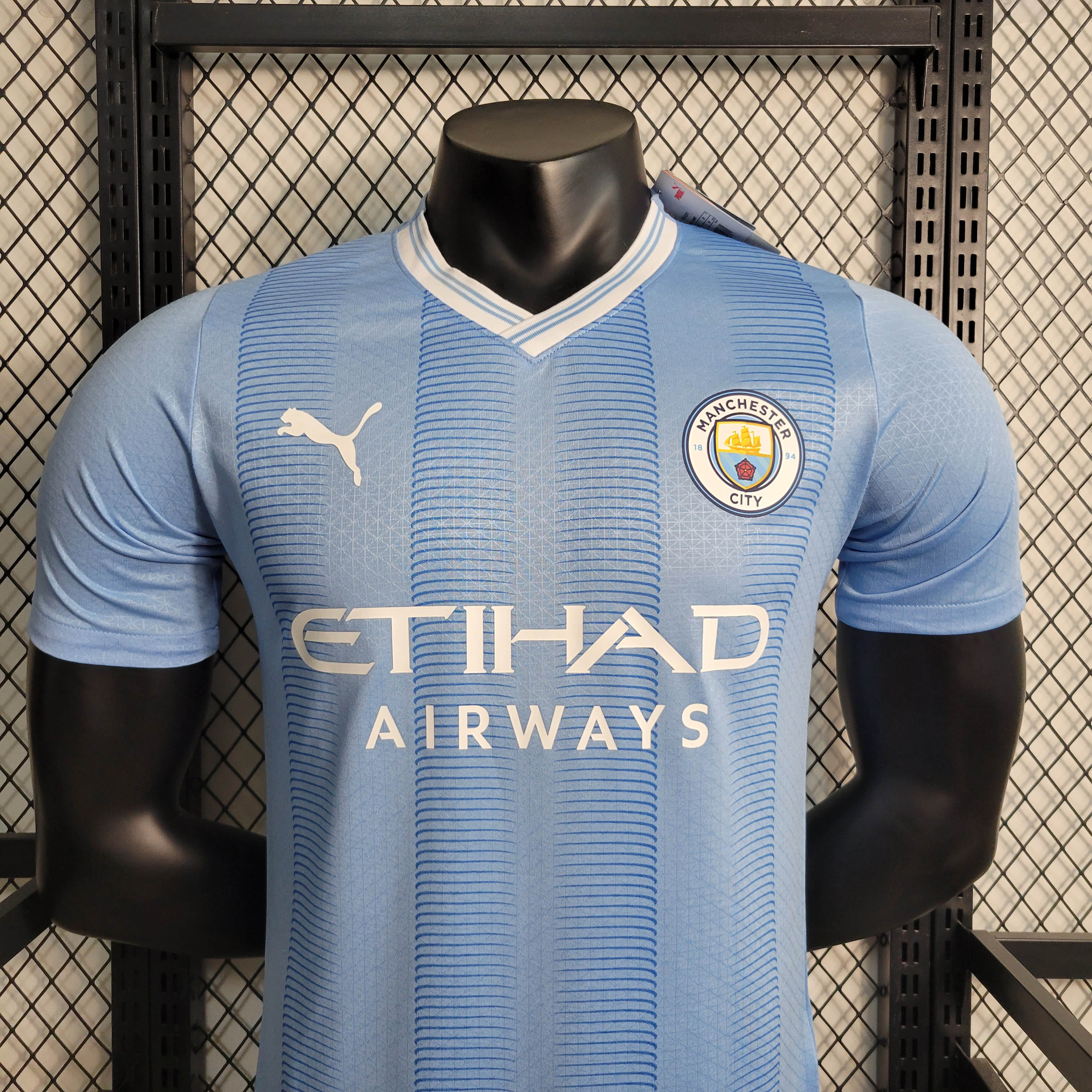 2023/2024 Player Version Manchester City Home Football Shirt 1:1 Thai Quality:football jersey mysite: unitedjerseyfootball 邓江浪:football