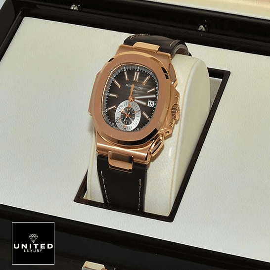 Patek Philippe Nautilus Rose 5980R Replica 2 patek philippe nautilus rose gold 5980R 001 replica box unitedluxurynet 3